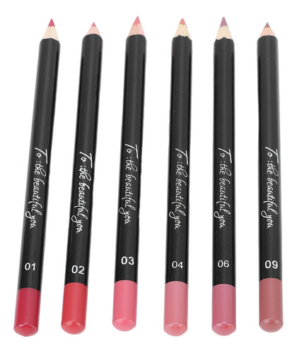 6pcs Lip Lip Liner Profesional Imploude Matte Lip Pencil Lip
