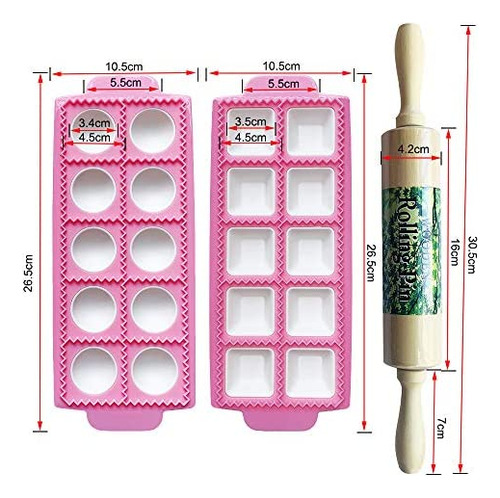 Gladworts Ravioli Maker Raviolamp Molde Cortador Bola De +