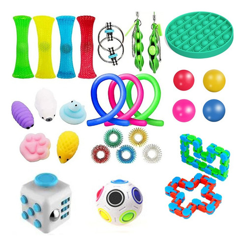 Aehoy Set Pop It De Sensory Toys Para Adultos Y Niños, 29