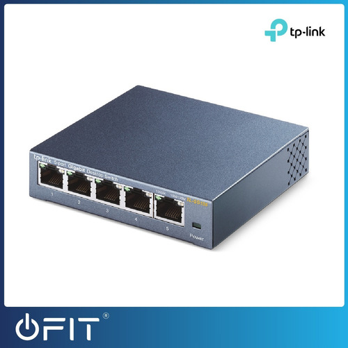 Imagen 7 de 10 de Switch Tp Link Tl-sg105 5 Puertos Gigabit Mbps Metal