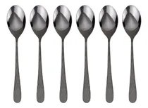 Comprar Juego De Cucharas Negras De 6 Piezas, Juego De Cucharas De A