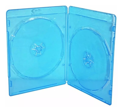 Imagen 3 de 4 de Estuches Blu-ray Azul Para 2 Discos Alta Calidad Remate