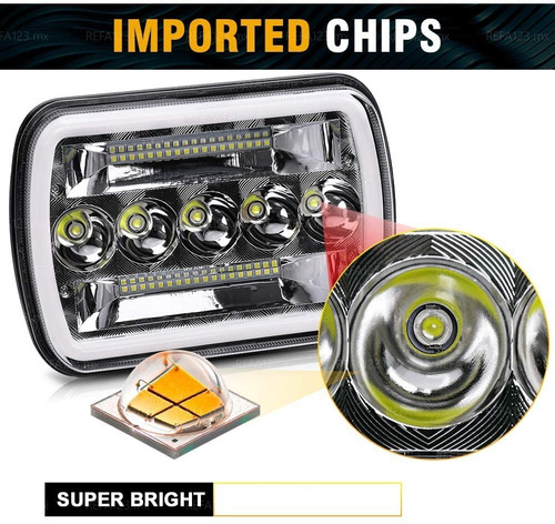 Faros Led Unidad Faro 5x7 O 7x6 Pulgadas U6f