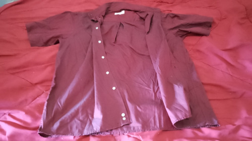 Camisa Yves Saint Laurent Orig. Manga Corta Hombre Talle Xxl