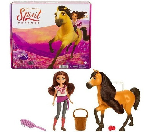 Genérica Boneca Mattel Spirit Untamed Lucky Cavalo Spirit Com