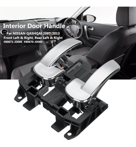 Manilla De Puerta Interior Para Nissan Qashqai 2007-2013 806