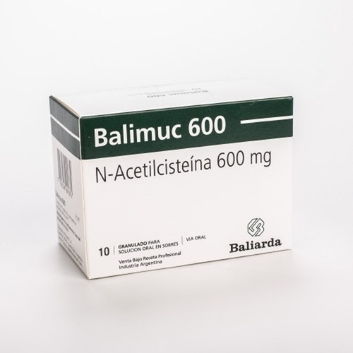 Balimuc® 600mg X 10 Sobres (n-acetilcisteína)