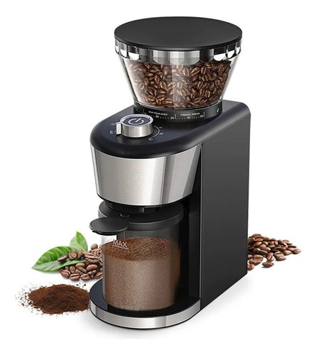 Configuración De La Cafetera Burr Antiestático Para Burr Gri