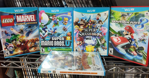 Lote De 5 Juegos Wii U**
