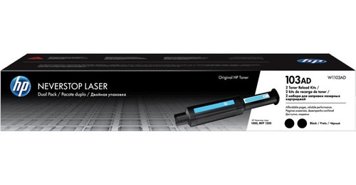 Toner Hp 103a Negro Hp Neverstop 1000 1200 X 2 Kit Recarga