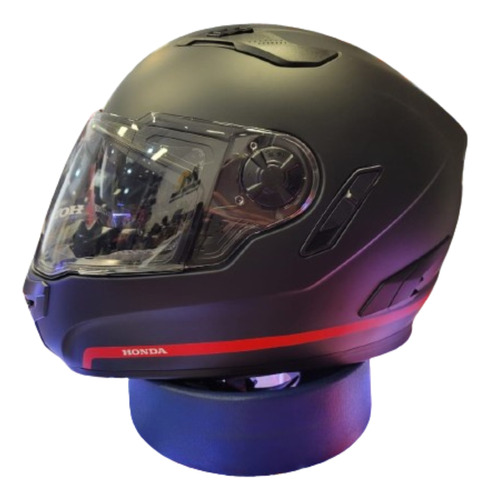 Casco Honda Integral Doble Visor Negro Mate (t,s) -motordos