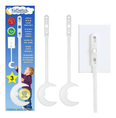 Extensor De Interruptor De Luz Kidswitch Para Niños (3 De In