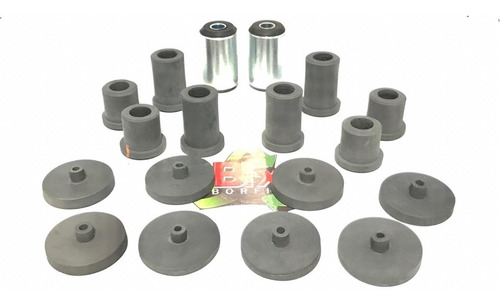 Kit Buchas Do Feixe De Mola Traseiro/anti Ruido Hilux Antiga