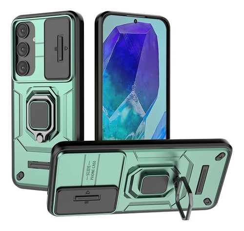 Capa Para Samsung M55 M15 Deslizar Lente Protecção