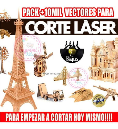 Mega Pack Vectores De Corte Laser Router Cnc Todo En Uno