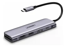 Comprar Hub 6 En 1 Usb C Ugreen Hdmi 4k 2usb 3.0 Sd\u002Ftf 100w Carga Pd