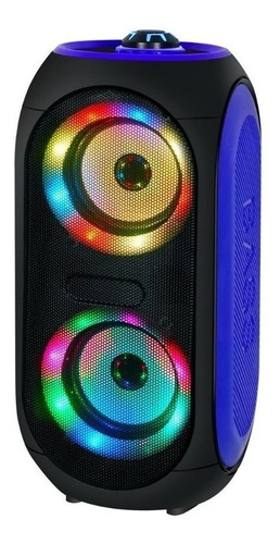 Parlante Portatil Bluetooth Exterior Luces Control Usb 15w