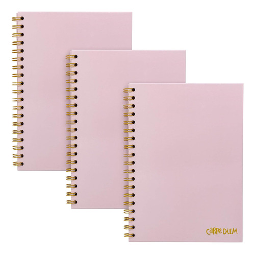 Cuadernos De Espiral De Un Solo Tema Carpe Diem 3 Paque...