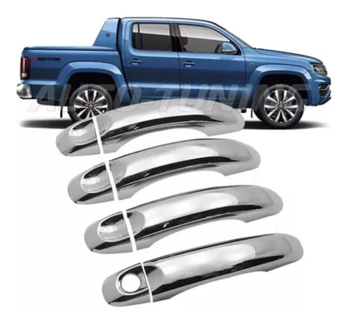 Kit 4 Cubre Manijas Cromadas Vw Amarok