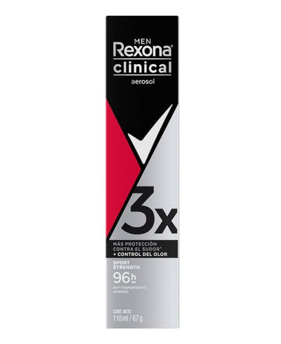 Rexona Clinical Men Desodorante 96hs Sport 110ml