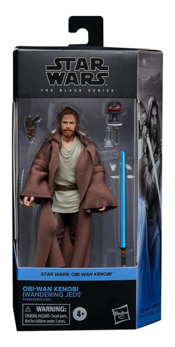 Figura De Colección Obi Wan Kenobi Star Wars Con Accesorios.