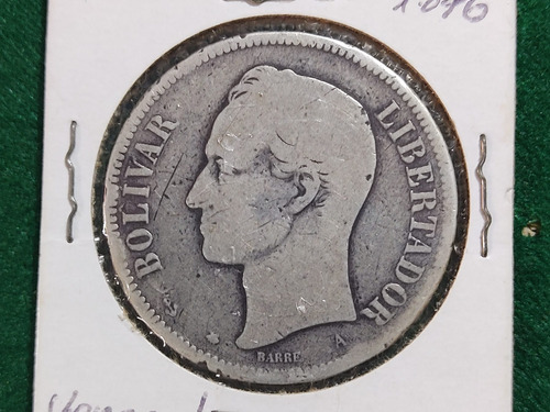 Moneda Venezolana Plata 1876