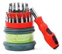 Comprar Kit De Ferramentas 31 Peças Chaves Alen Torx Fenda Philips