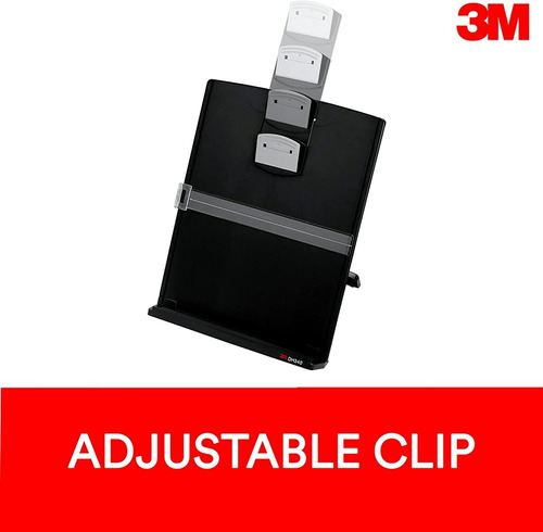 3m Desktop Document Holder Copy Holder, Adjustable Clip Hold