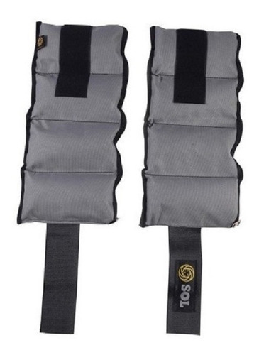 Imagen 3 de 6 de Tobillera Con Peso 3 Kg Sol Gym Rerforzadas Regulables X Par