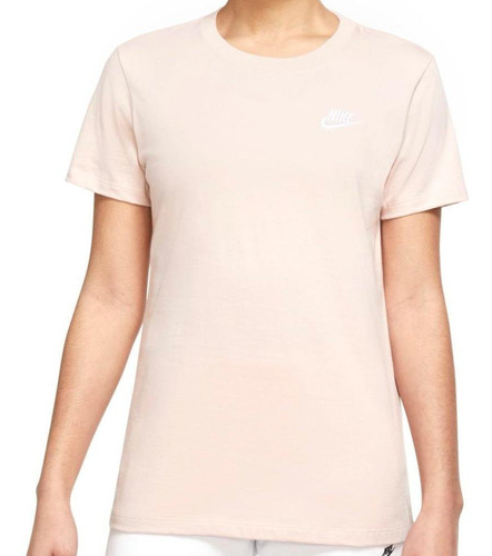 Camiseta Nike Sportswear Para Mujer-rosa Claro