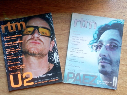 Revista Rtm U2 Fito Paez 