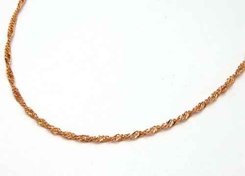 Cadena Enchapada En Oro 24k De 40cm - M. 230-40 