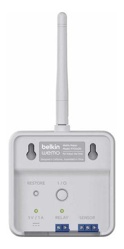 Imagen 10 de 10 de Wemo Maker. Como Nuevo En Caja. Perfecto Para Homebdrige.