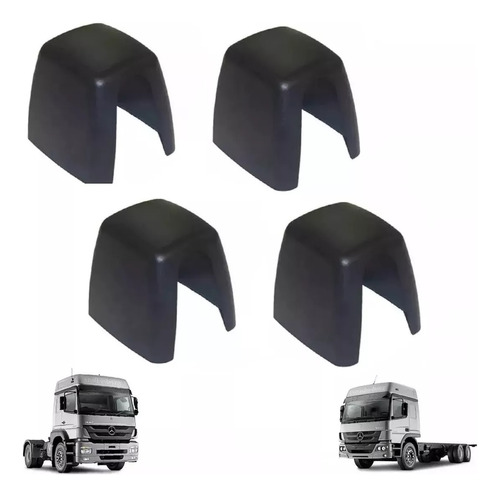 Kit 4 Capa Acabamento Retrovisor Mb Axor 2005/ 0008113607