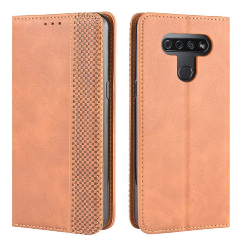 Para LG Stylo 6/k71 Funda Retro Cuero Pu Completo B188