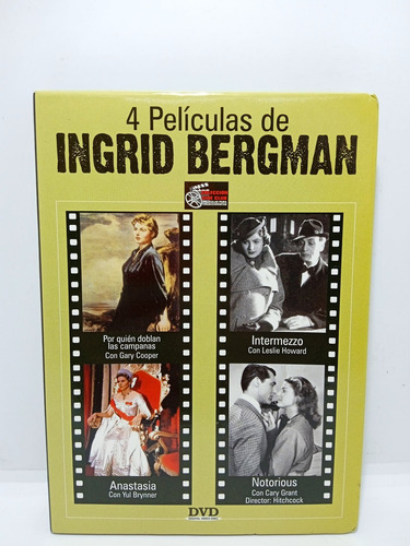 Imagen 1 de 6 de 4 Películas De Ingrid Bergman - Colección Cine Club - Dvd