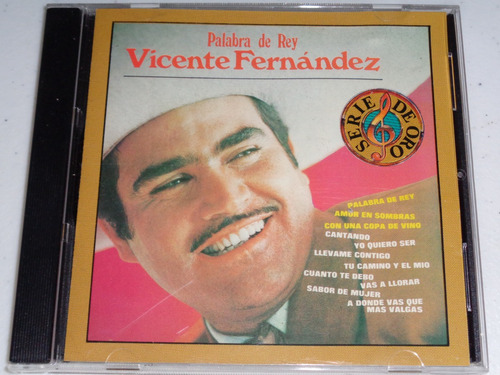 Vicente Fernández - Palabra De Rey, Cd 1990 Usa