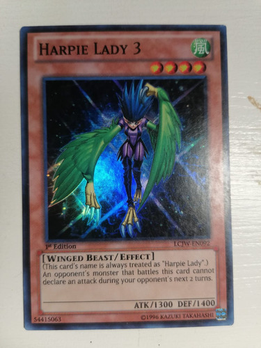 Yugioh! Harpie Lady 3 Lcjw-en092 1st Edition 