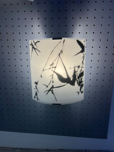 Imagen 3 de 7 de Aplique De Pared Vidrio Decorado E27 Led