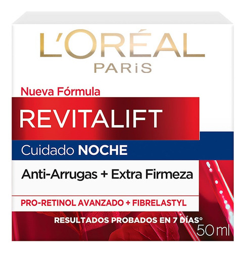 Crema Noche L'oréal Revitalift - mL a $1180