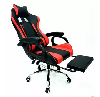 Sillon Gamer Con Apoya Pies Pro Pc Playstation Xbox Oficina