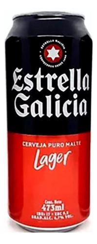 Estrella De Galicia Cerveza Lata 473cc - Tienda Baltimore
