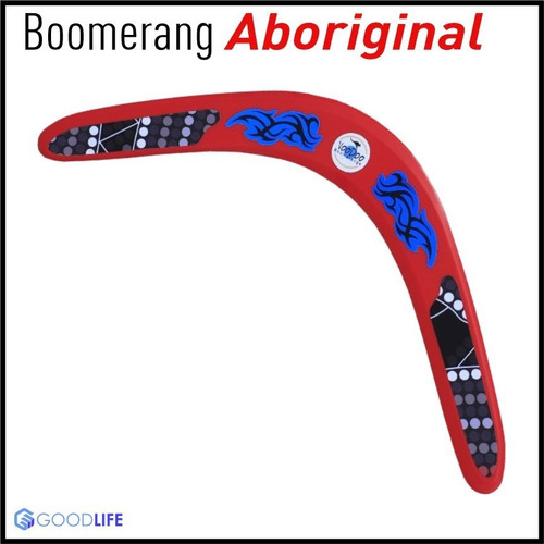 Imagen 2 de 9 de Boomerang Largo Alcance Voodoo Aboriginal Bumeran Diestro
