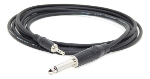 Cable Pro Plug 3,5 Stereo Amphenol A 1/4 Mono Amphenol X 2 M