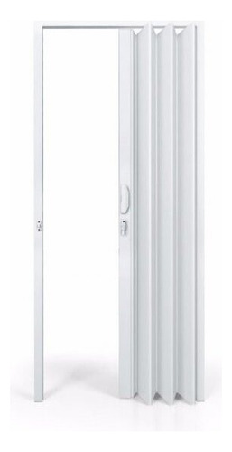 Porta Sanfonada Pvc Polifort 210cmx90cm Cinza Jhwt