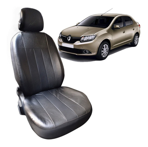 Funda Asiento Cuerina Acolchada Renault Logan 16/- Partida