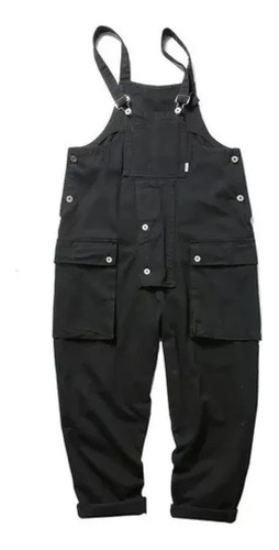 Pantalon Cargo Hombre Suelto Retro Boyfriend Overol