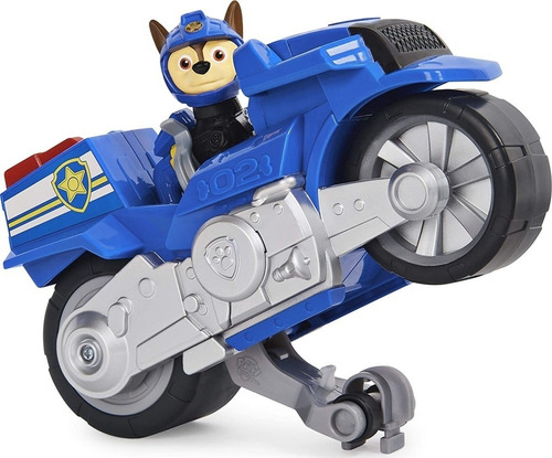 Imagem 3 de 5 de Patrulha Canina - Boneco Chase E Moto Pups Deluxe - Sunny