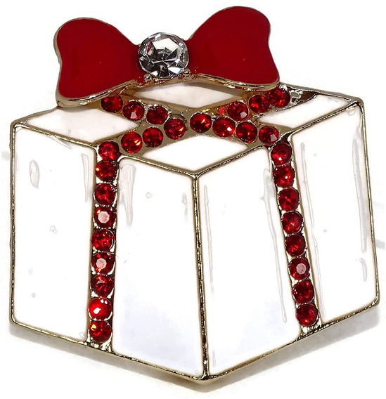 Jewelryhouse Rojo Calcetines De Navidad Boda Broche Pin Colo 