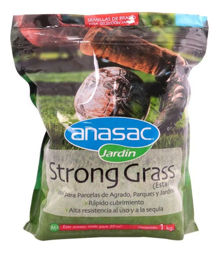 Semilla Prado Strong Grass 1kg  Anasac Stgo Centro